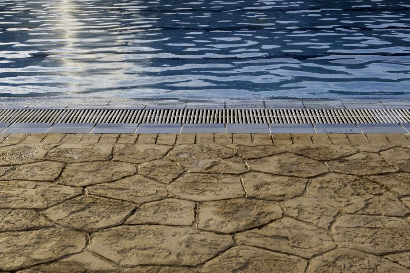 Textured Pool Deck